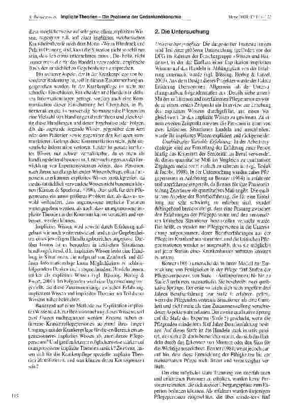 Vorschauseite 3: Implizite Theorien - Die Probleme der Gedankenökonomie