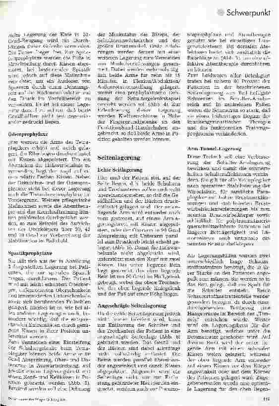 Vorschauseite 3: Lagerungsmöglichkeiten in der Akutphase Querschnittlähmung