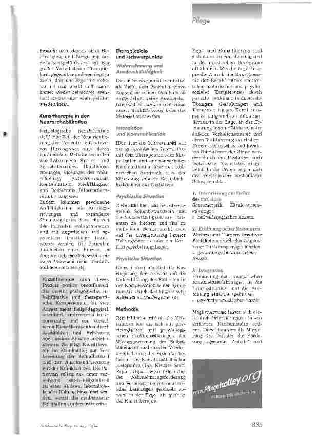 Vorschauseite 2: Kunsttherapie in der NeurorehabilitationKommunikationshilfe