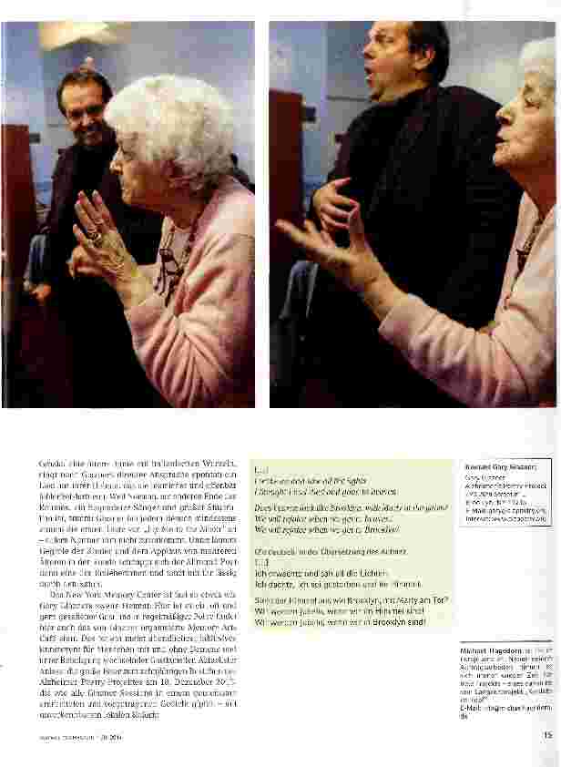Vorschauseite 3: Poetische Erinnerungsstützen im Hier und Jetzt