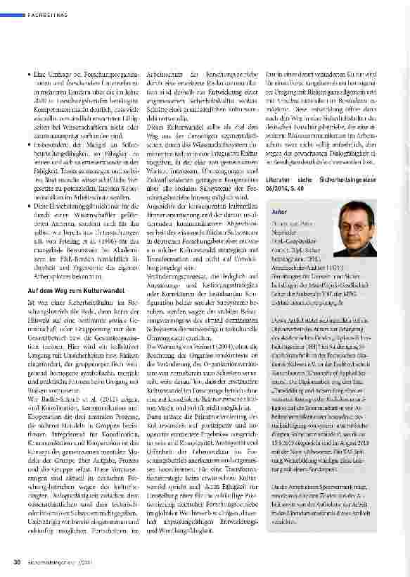 Vorschauseite 5: Erweiterte Risikokommunikation im Arbeitsschutz - die Umsetzung
