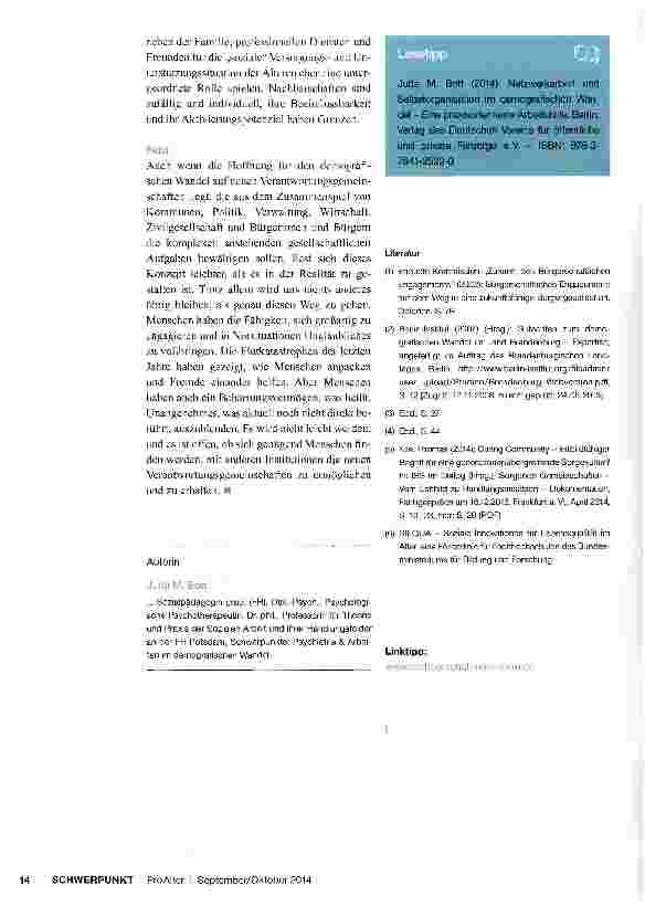 Vorschauseite 3: Selbstorganisiert, uns selbst helfend?