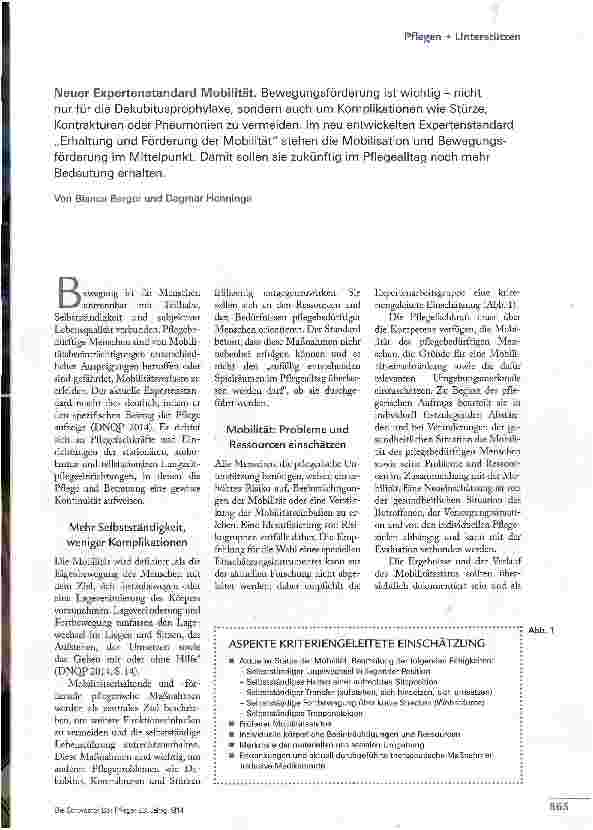 Vorschauseite 2: Mehr Mut zur Bewegung