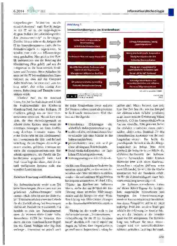 Vorschauseite 2: IT-Innovationen im Krankenhaus: Frischer Wind oder gefährliches Unwetter?