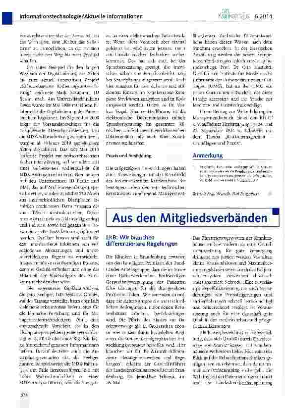 Vorschauseite 3: IT-Innovationen im Krankenhaus: Frischer Wind oder gefährliches Unwetter?