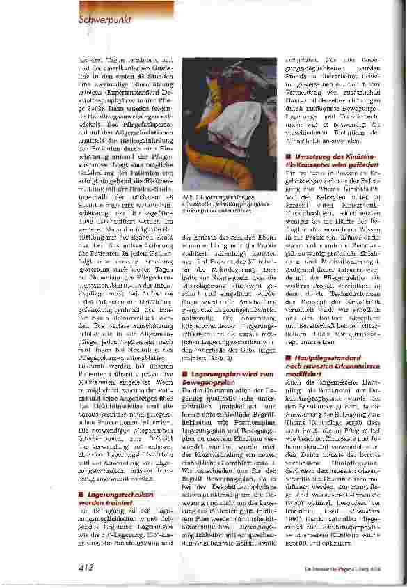 Vorschauseite 3: Implementierung des nationalen Dekubitusprophylaxestandards am Beispiel eines Krankenhauses der Maximalversorgung