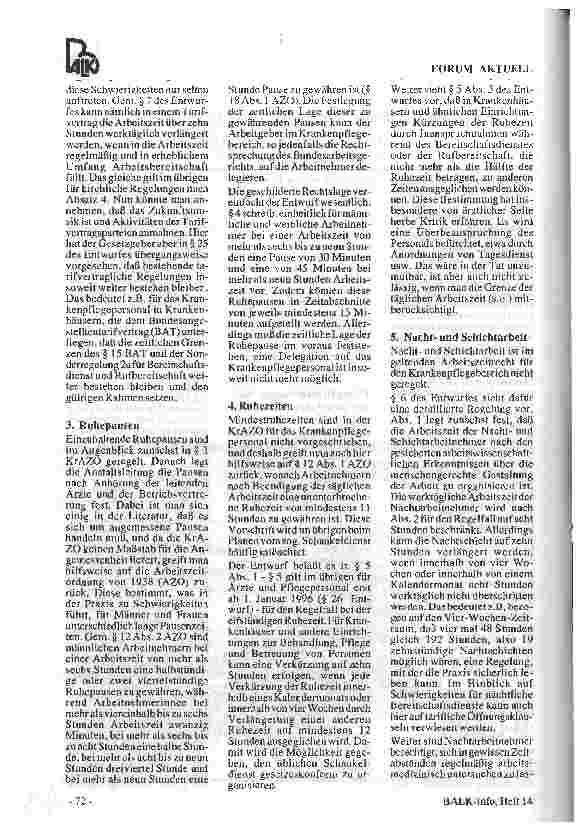 Vorschauseite 2: Das Gesetz zur Vereinheitlichung und Flexibilisierung des Arbeitsrechts (ArbZRG)