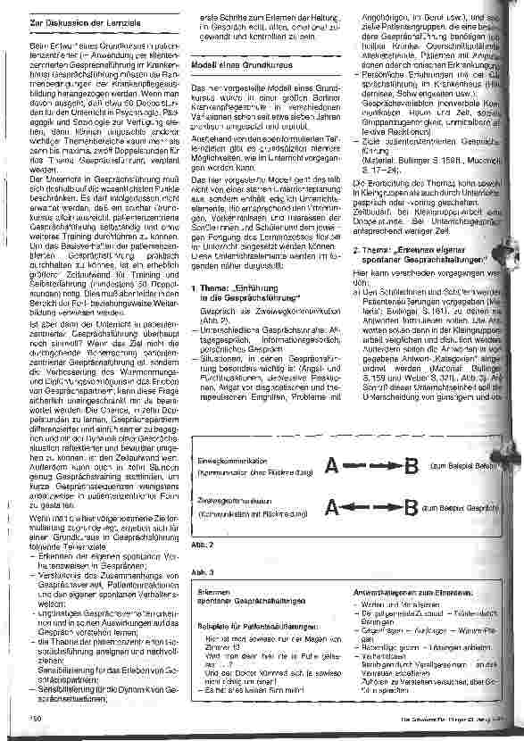 Vorschauseite 2: Patientenzentrierte Gesprächsführung als Unterrichtsthema in der Krankenpflegeausbildung