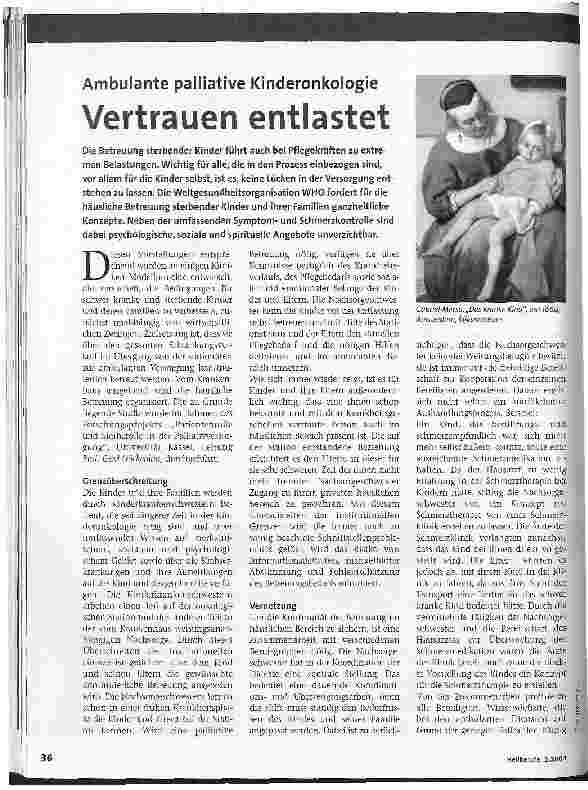 Vorschauseite 1: Vertrauen entlastet