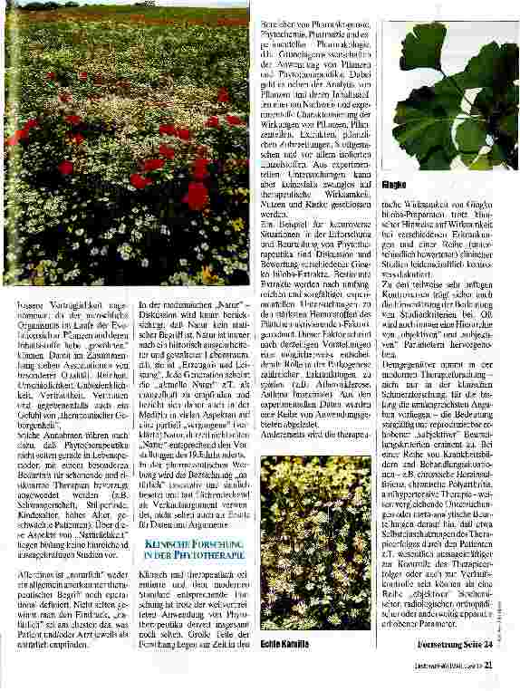 Vorschauseite 2: Phytotherapie Erweiterte Schulmedizin