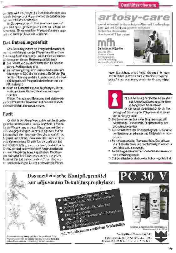 Vorschauseite 5: Gütesiegel Gruppengeist Im professionellen Team kann die Qualität in der Altenpflege gefördert werden