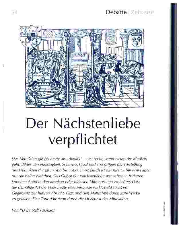 Vorschauseite 1: Der Nächstenliebe verpflichtet