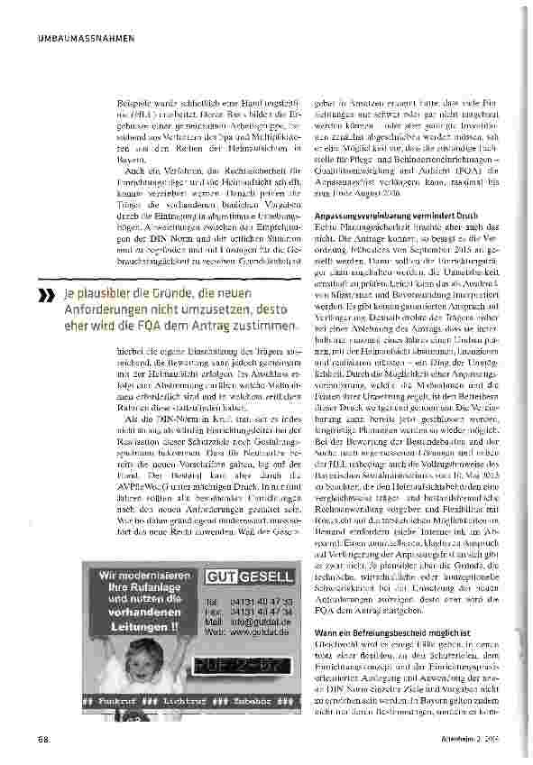 Vorschauseite 3: Die Leitlinie schafft Handlungsspielraum