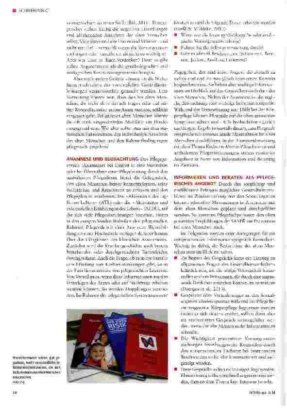 Vorschauseite 2: Patientenedukation und Sexualität bei alten Menschen