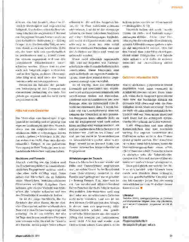 Vorschauseite 2: Das unentdeckte Ehrenamt