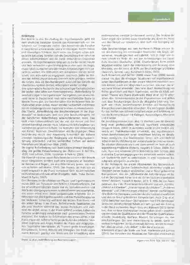 Vorschauseite 2: Rollenfindung von Berufseinsteigern in der Ergotherapie Anpassungsstrategien, Ressourcen und Barrieren