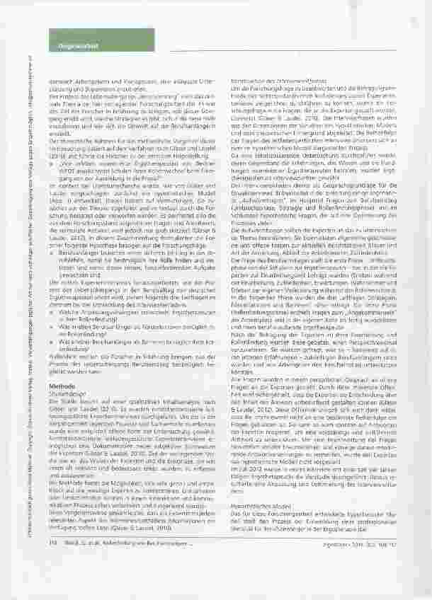 Vorschauseite 3: Rollenfindung von Berufseinsteigern in der Ergotherapie Anpassungsstrategien, Ressourcen und Barrieren