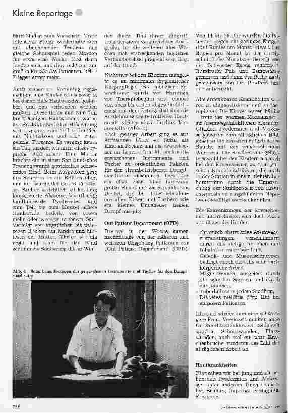Vorschauseite 3: Arbeiten in Nepal Lepra-Station und Road Side Clinic