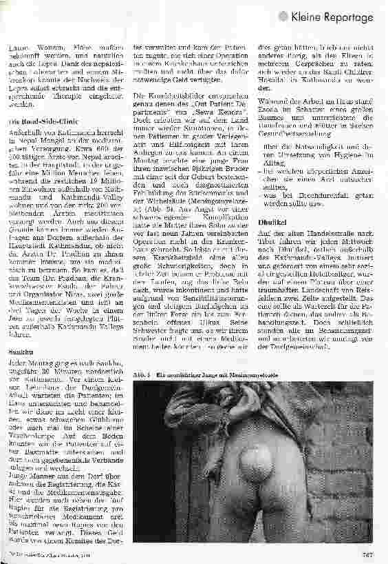 Vorschauseite 4: Arbeiten in Nepal Lepra-Station und Road Side Clinic