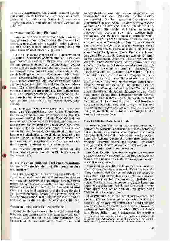 Vorschauseite 2: Strukturen der Schwesterverbände in Deutschland und in Finnland