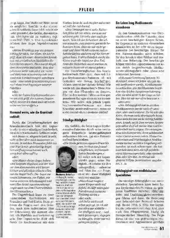 Vorschauseite 2: Die unbekannte, unsichtbare und unheilbare Krankheit Lupus Erythematodes