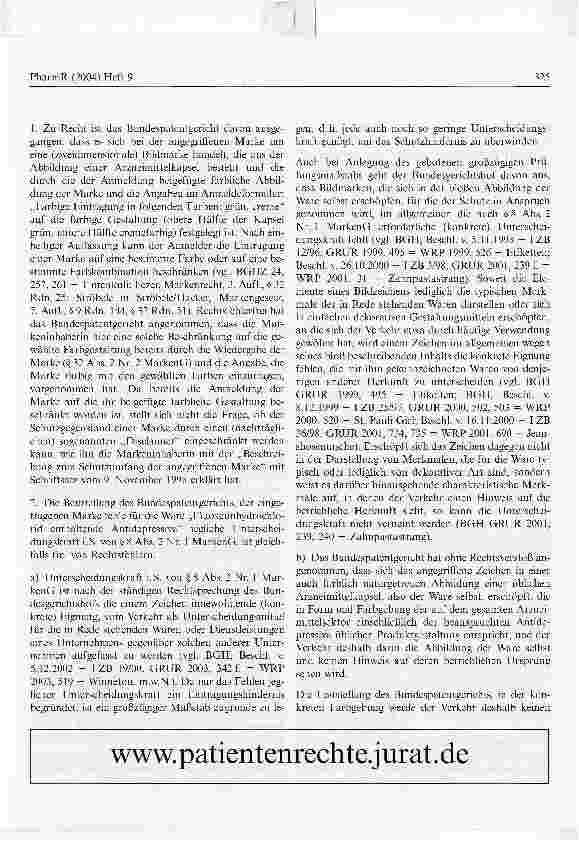 Vorschauseite 3: Farbige Arzneimittelkapsel