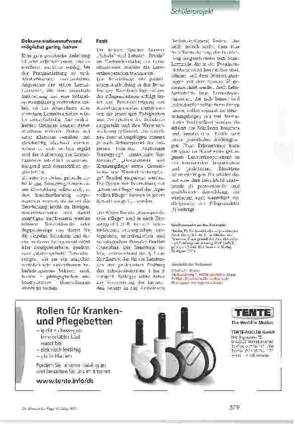 Vorschauseite 6: Nachweisheft für die praktische Pflegeausbildung