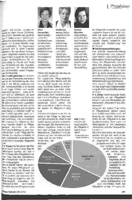 Vorschauseite 2: Zukunftsorientierte Pflegeausbildung
