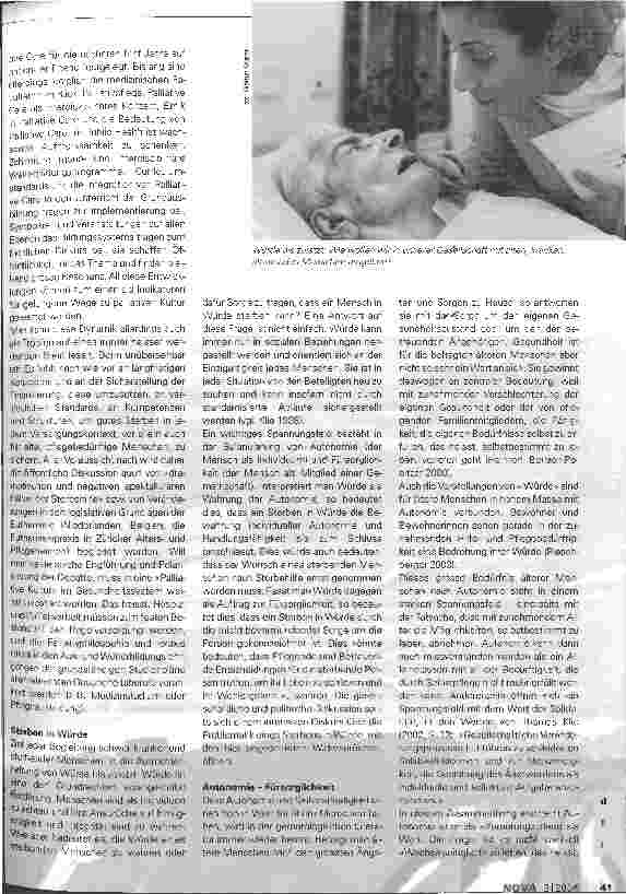 Vorschauseite 2: Zwischen Autonomie und Solidarität