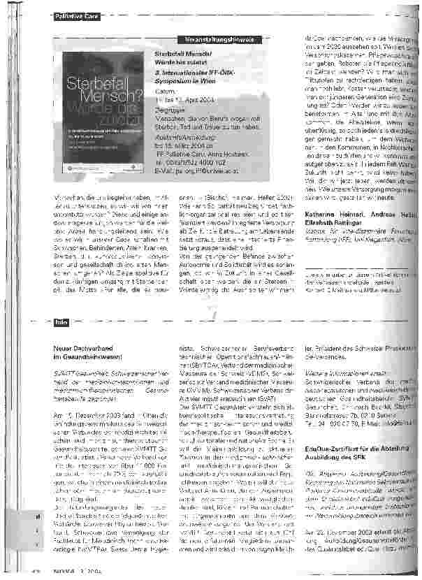Vorschauseite 3: Zwischen Autonomie und Solidarität