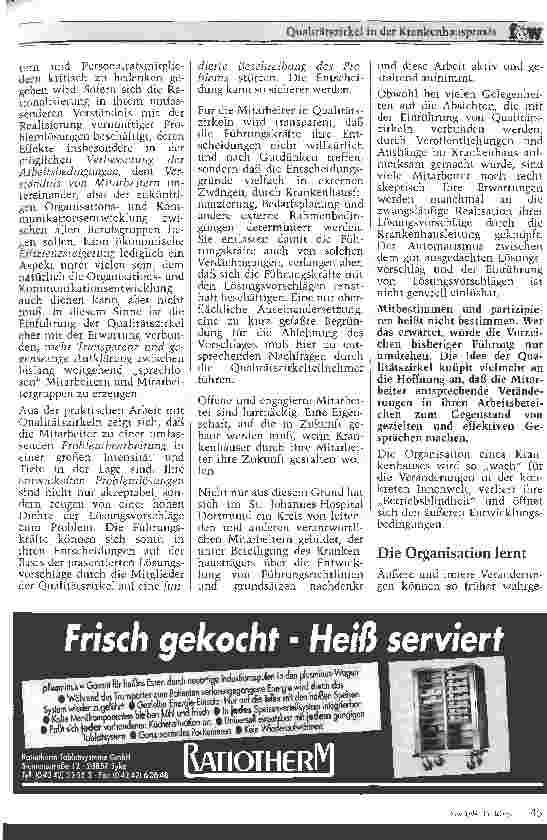 Vorschauseite 3: Qualitätszirkel in der Krankenhauspraxis (Q)