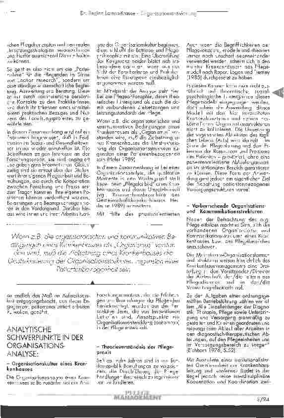 Vorschauseite 3: Organisationsentwicklung Ein Beitrag aus der Perspektive der Pflegeforschung