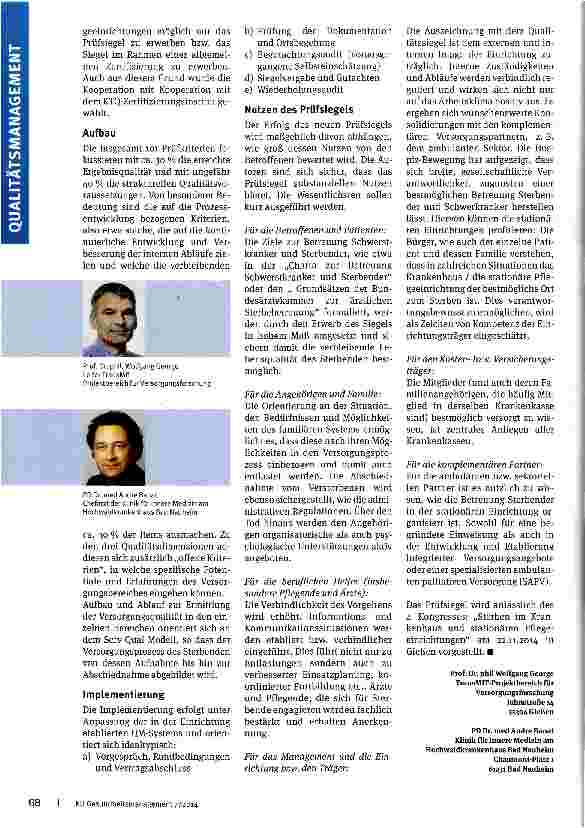 Vorschauseite 2: Neues Qualitätssiegel
