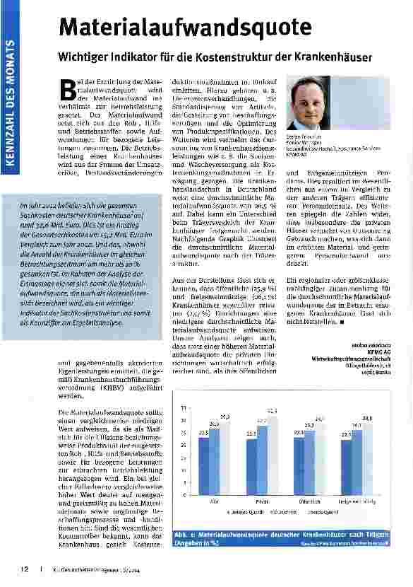 Vorschauseite 1: Materialaufwandsquote