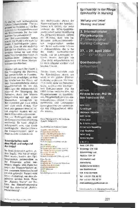 Vorschauseite 4: Patient unauffällig - Rechtliche und pflegefachliche Anforderungen an die Dokumentation unter besonderer Berücksichtigung von DRGs und PQsG Teil 2