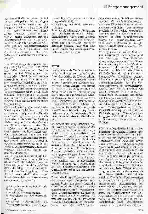 Vorschauseite 5: Das kommunale Krankenhaus in der Rechtsform der GmbH 2. Teil: Konsequenzen