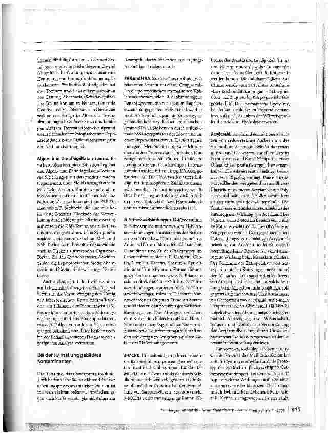 Vorschauseite 5: Chemische Lebensmittel kontaminanten