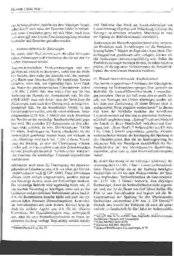 Vorschauseite 4: Rechtsprobleme beim Erwerb von Pharmaunternehmen