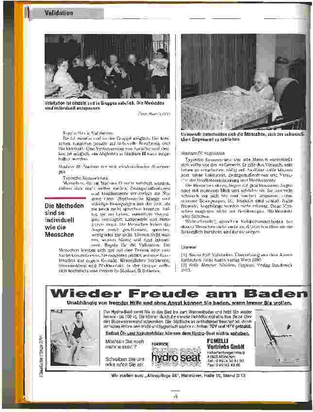 Vorschauseite 3: Validation Ein anderer Weg zum Verständnis alter Menschen