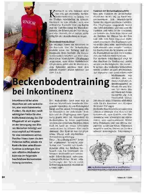 Vorschauseite 1: Beckenbodentraining bei Inkontinenz