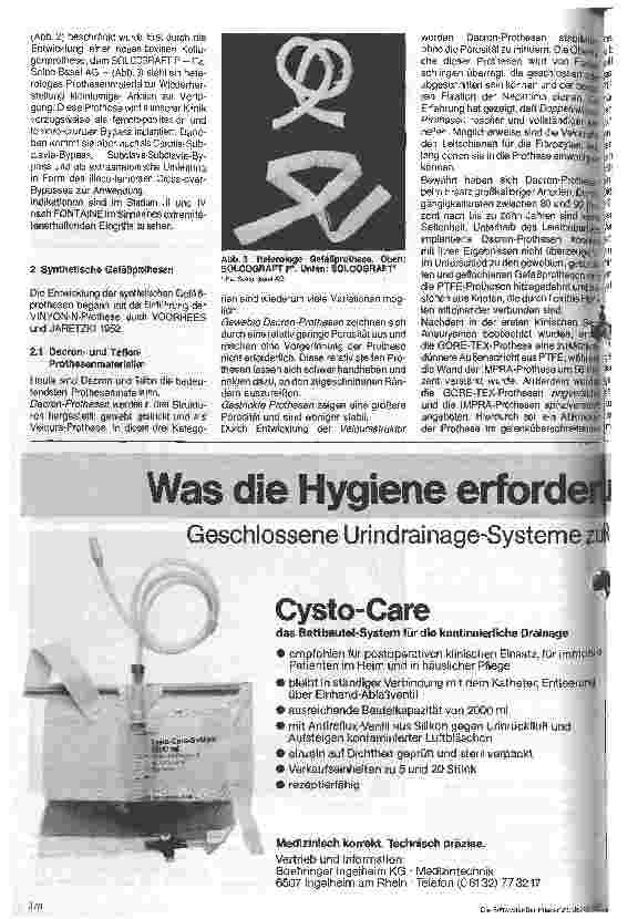 Vorschauseite 2: Bypassmaterialien und ihre klinische Anwendung