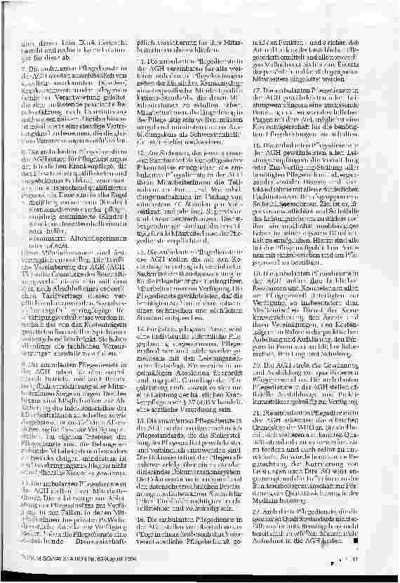 Vorschauseite 2: Strich durch die Rechnung? Kostenträger und Qualitätsstandards der Arbeitsgemeinschaft Hauskrankenpflege (AGH)