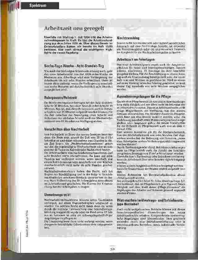 Vorschauseite 2: Neue Arbeitsgesetze