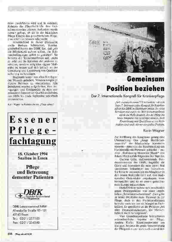 Vorschauseite 2: Richtlinien Pflegebedürftigkeit Eine Diskussionsveranstaltung zum Pflegeversicherungsgesetz