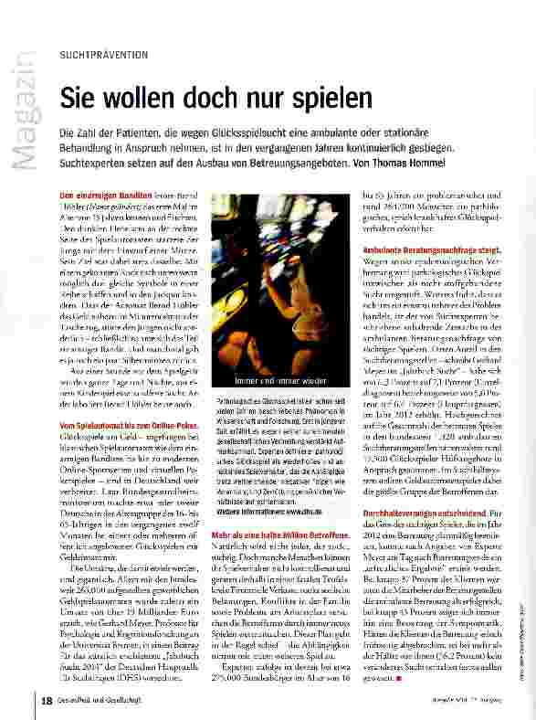 Vorschauseite 1: Sie wollen doch nur spielen