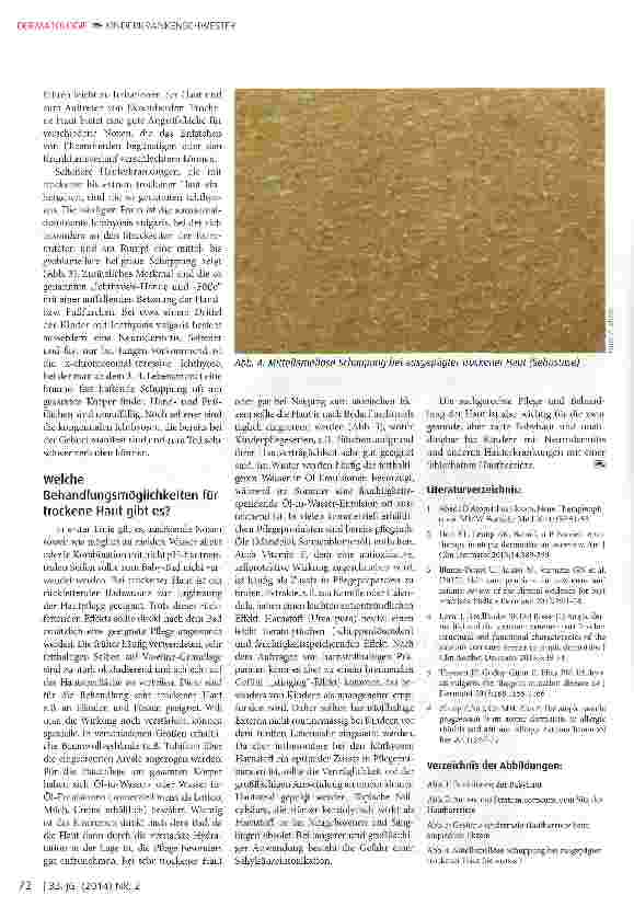 Vorschauseite 3: Trockene Haut Bedeutung und Behandlungsmöglichkeiten