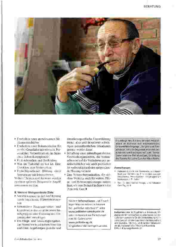 Vorschauseite 4: Gemeindenahe Palliative Care