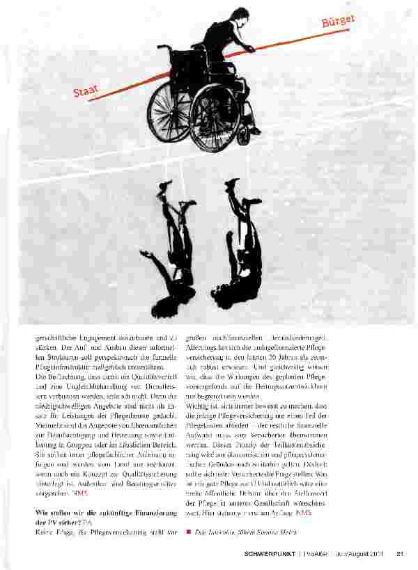 Vorschauseite 3: „Wir wissen heute, dass sich der jüngste Sozialversicherungszweig bewährt hat