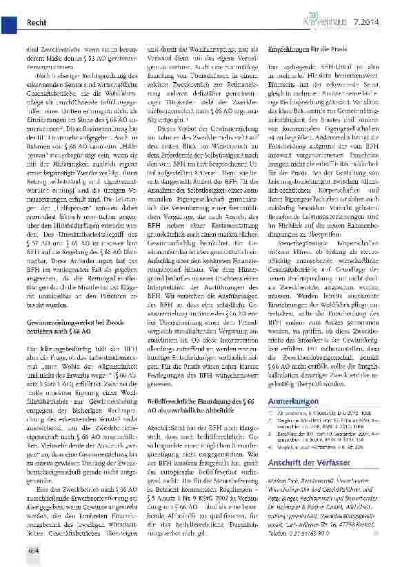 Vorschauseite 3: Gemeinnützigkeit einer kommunalen Rettungsdienstgesellschaft