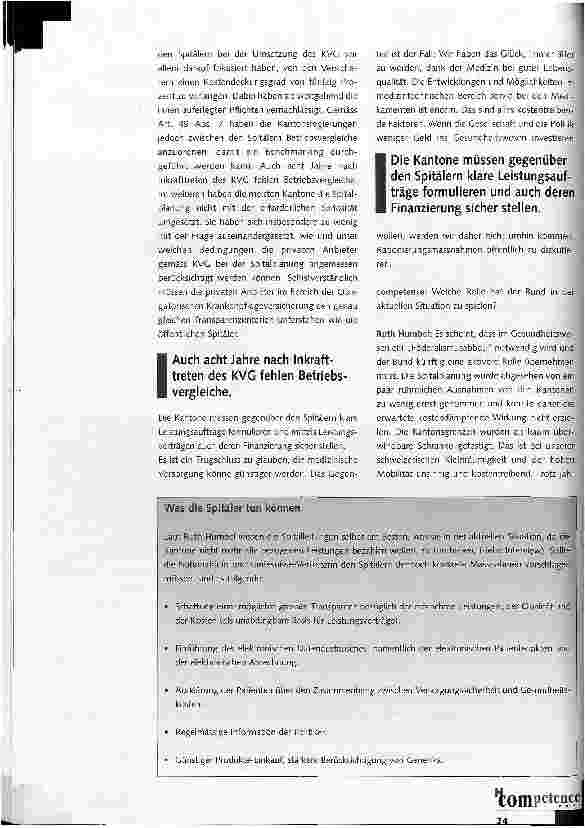 Vorschauseite 2: Gesetzesrevisionen haben das Gesundheitswesen verteuert